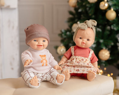 Bébé Gordis - Chandail Ourson et pantalon carreauté - Paola Reina