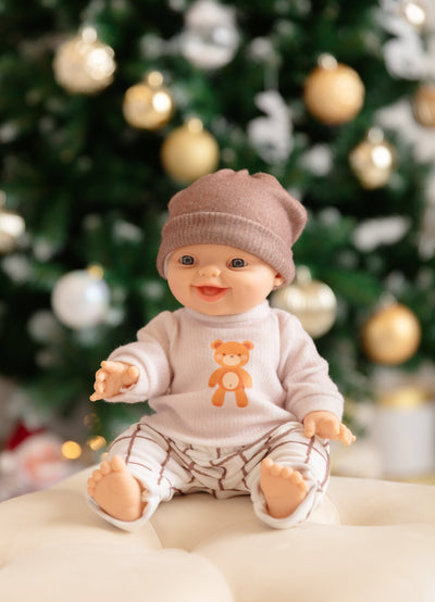 Bébé Gordis - Chandail Ourson et pantalon carreauté - Paola Reina