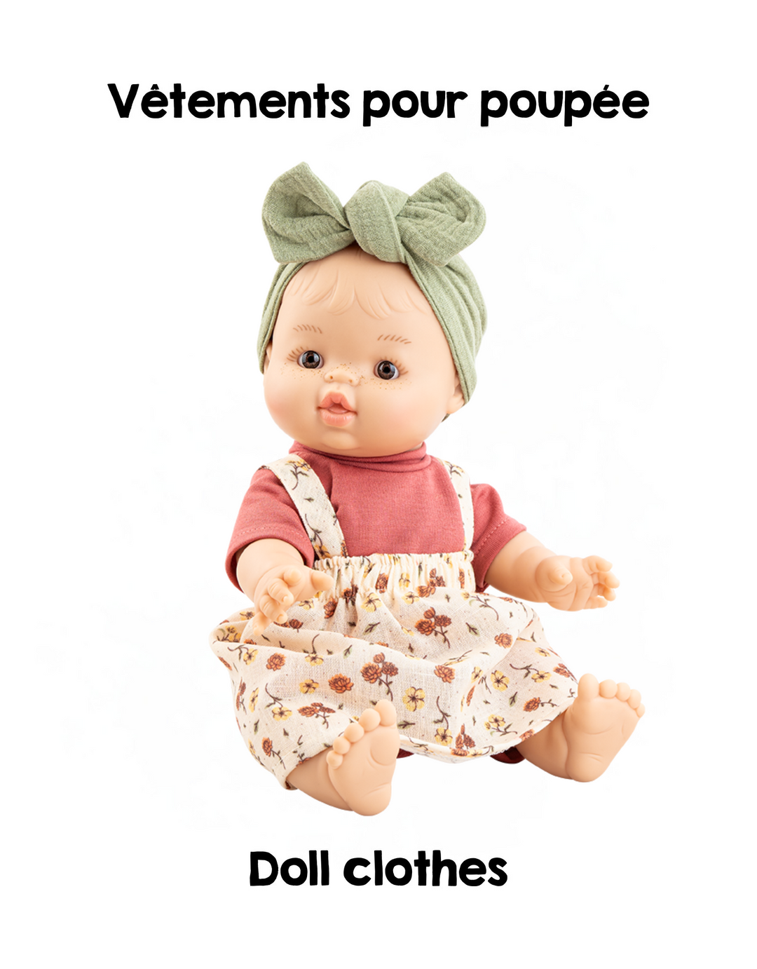 TZQFROCE Vêtements Tenues pour poupée bébé Vêtements de poupée Bébé Born Vêtements d'été pour 35-43 cm Accessoires Vêtements pour Filles garçons