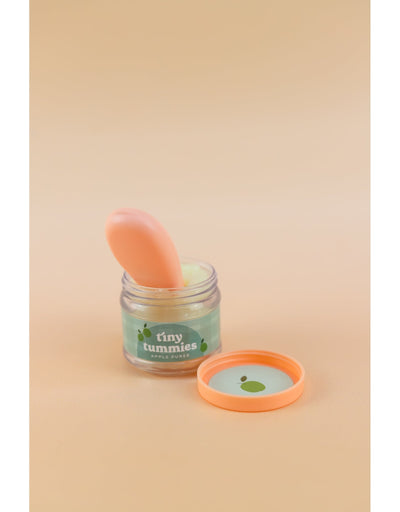 Tiny tummies - Banana custard jar and spoon set - Tiny harlow