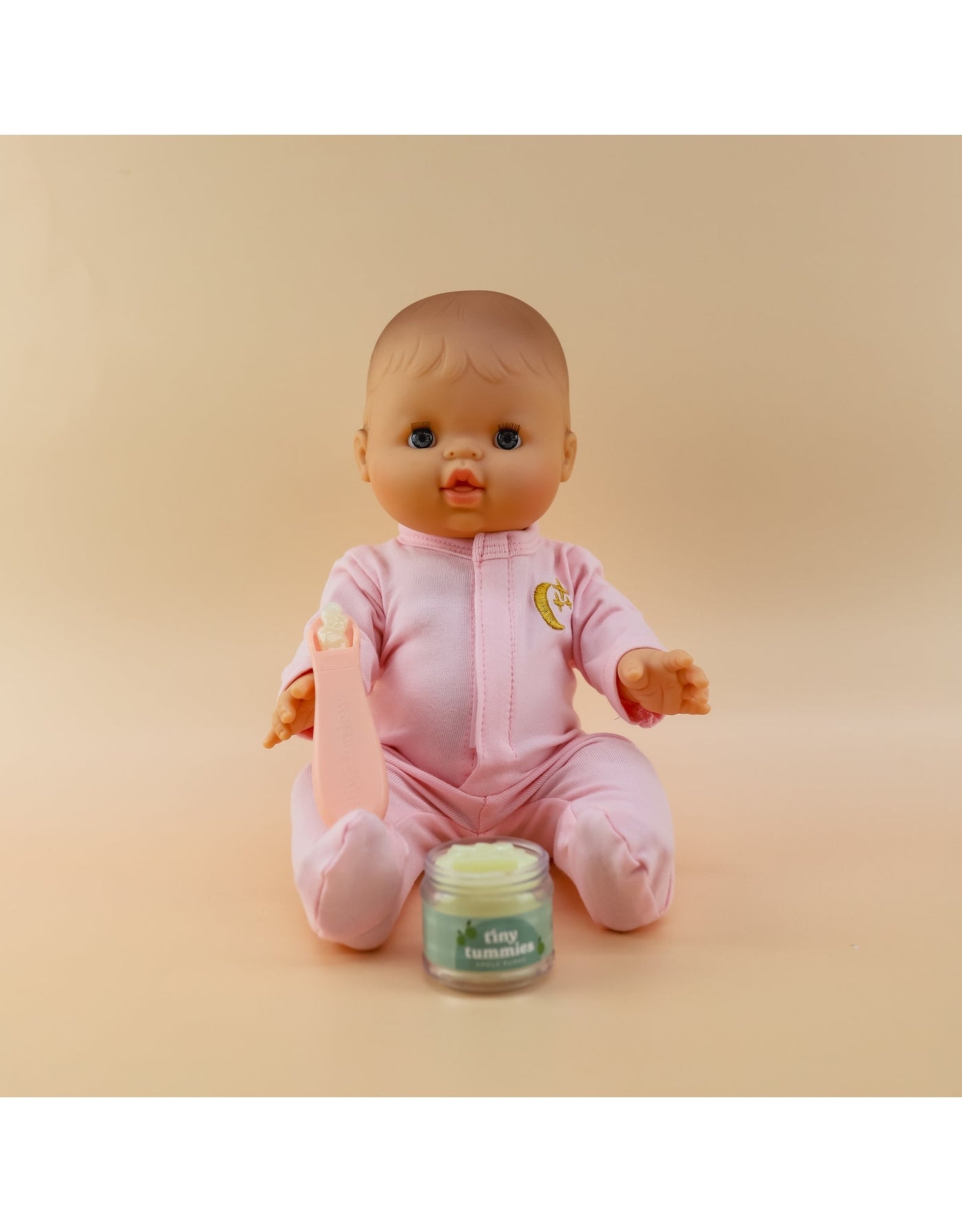 Tiny tummies - Banana custard jar and spoon set - Tiny harlow