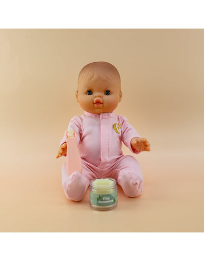 Tiny tummies - Banana custard jar and spoon set - Tiny harlow