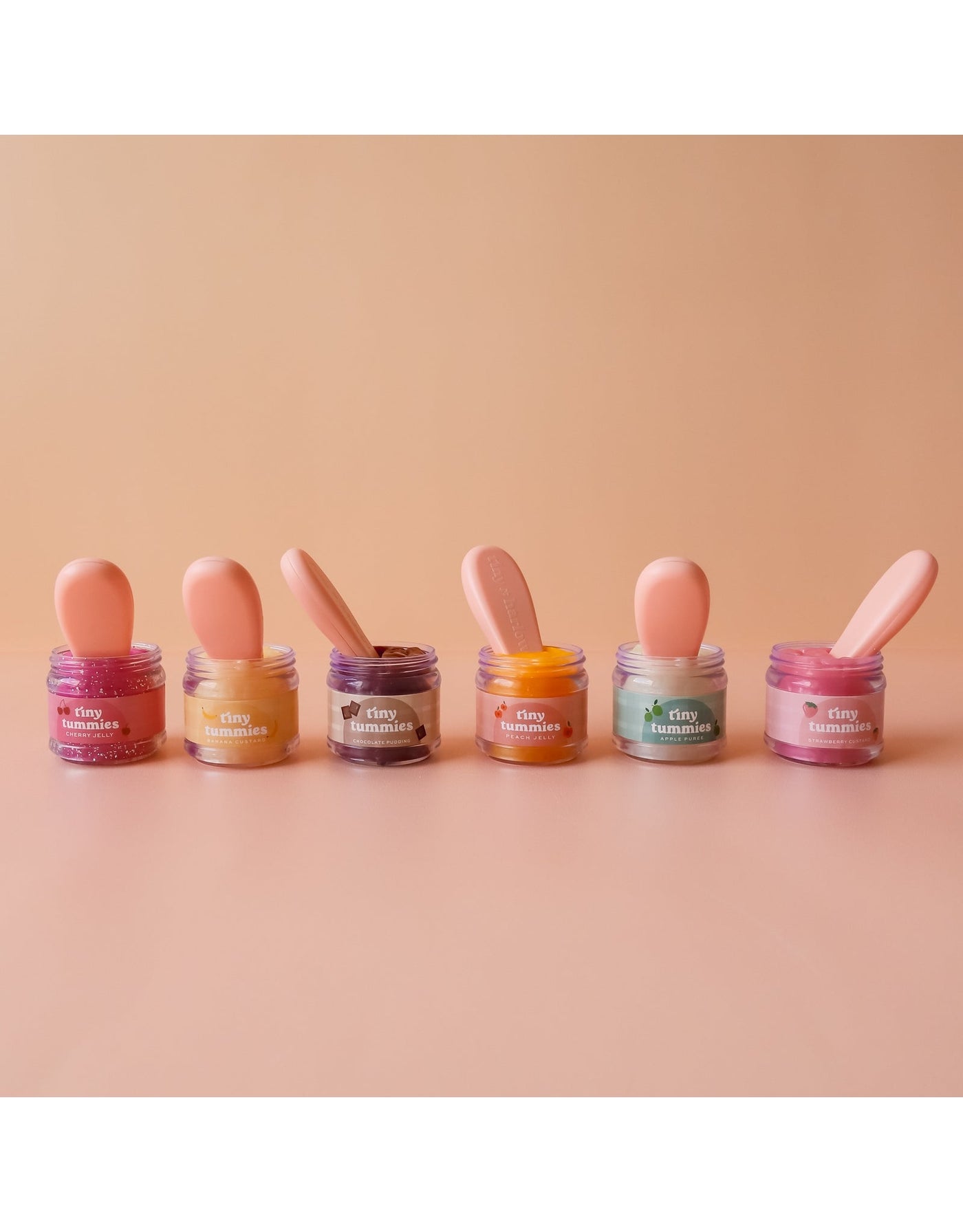 Tiny tummies - Banana custard jar and spoon set - Tiny harlow