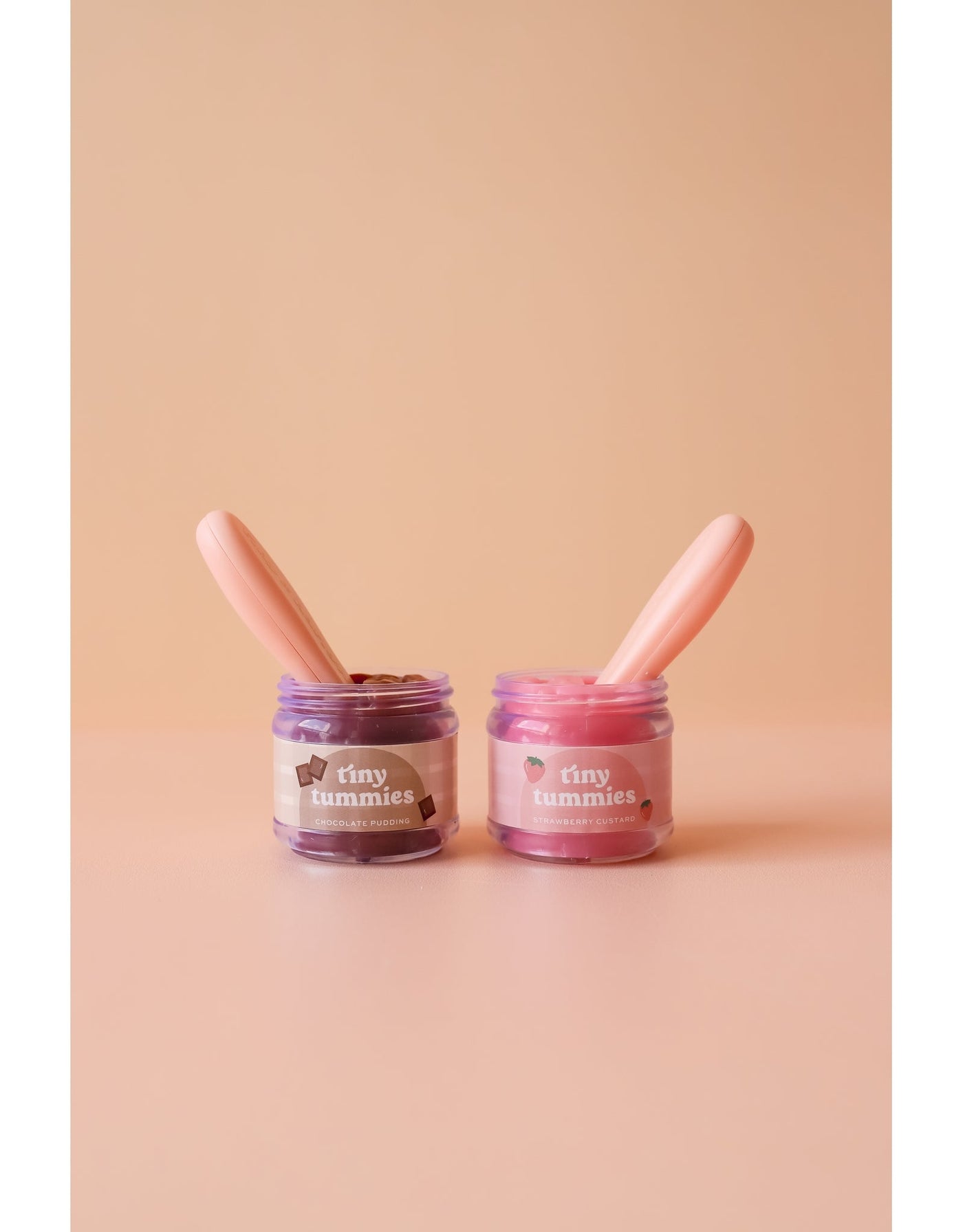 Tiny tummies - Chocolate pudding jar and spoon set - Tiny harlow