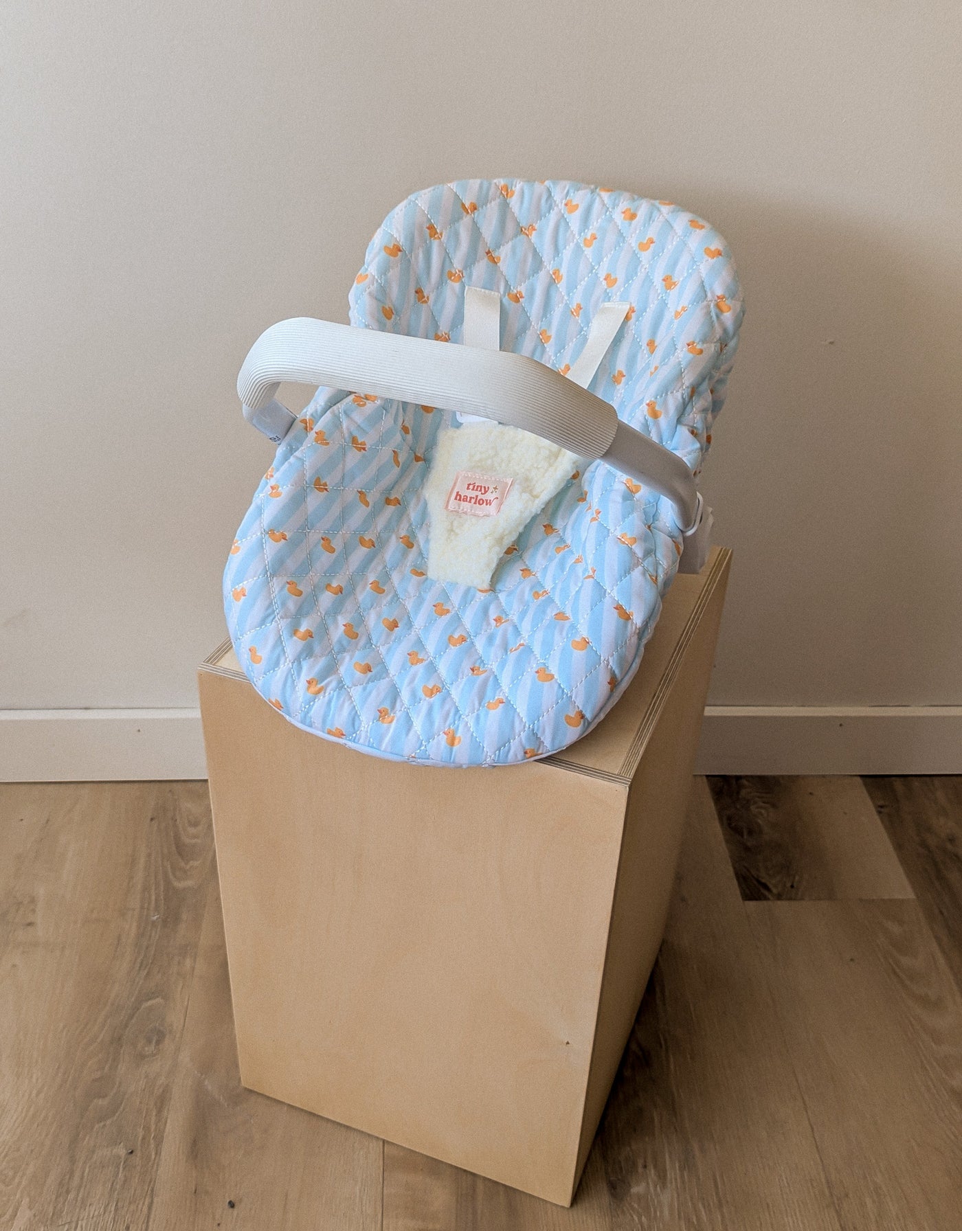 Capsule for baby doll - Blue Ducky - Tiny Harlow