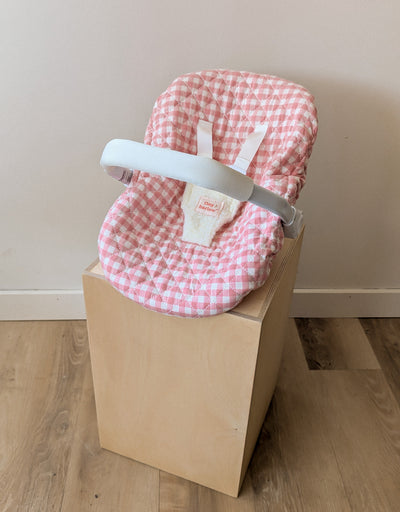 Capsule for baby doll - Pink gingham - Tiny Harlow