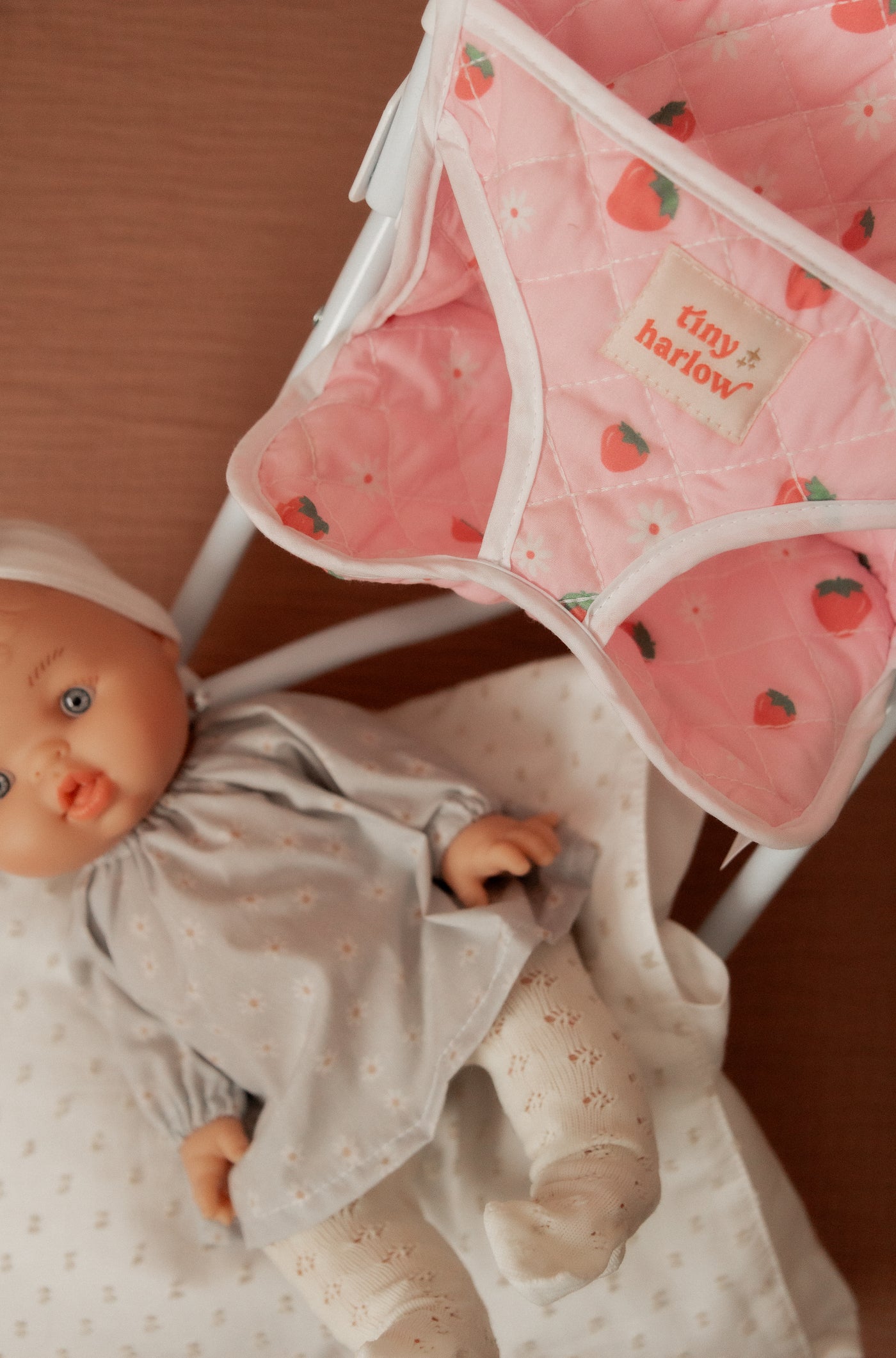 Doll stroller - Strawberry picnic - Tiny Harlow