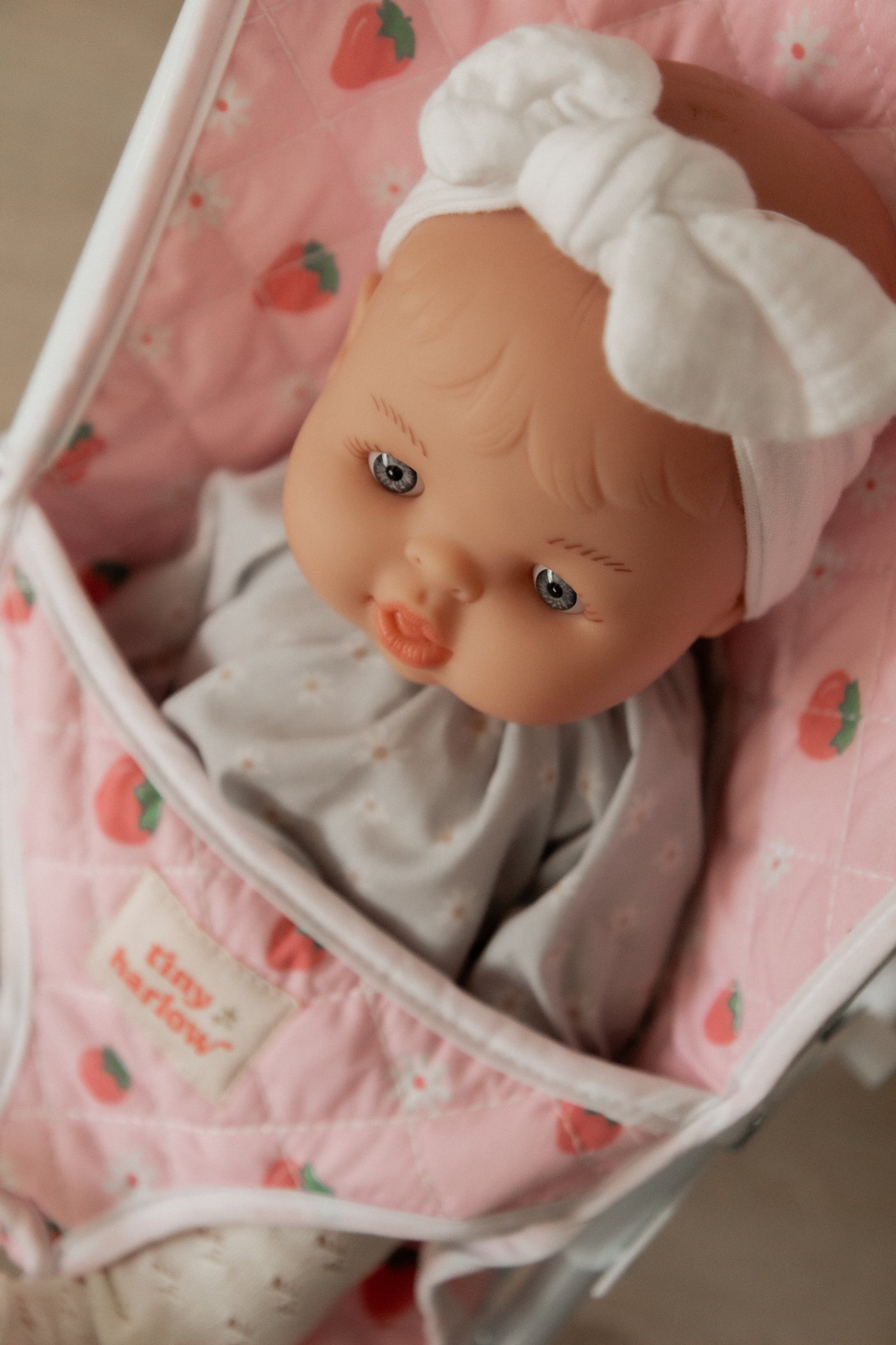 Doll stroller - Strawberry picnic - Tiny Harlow