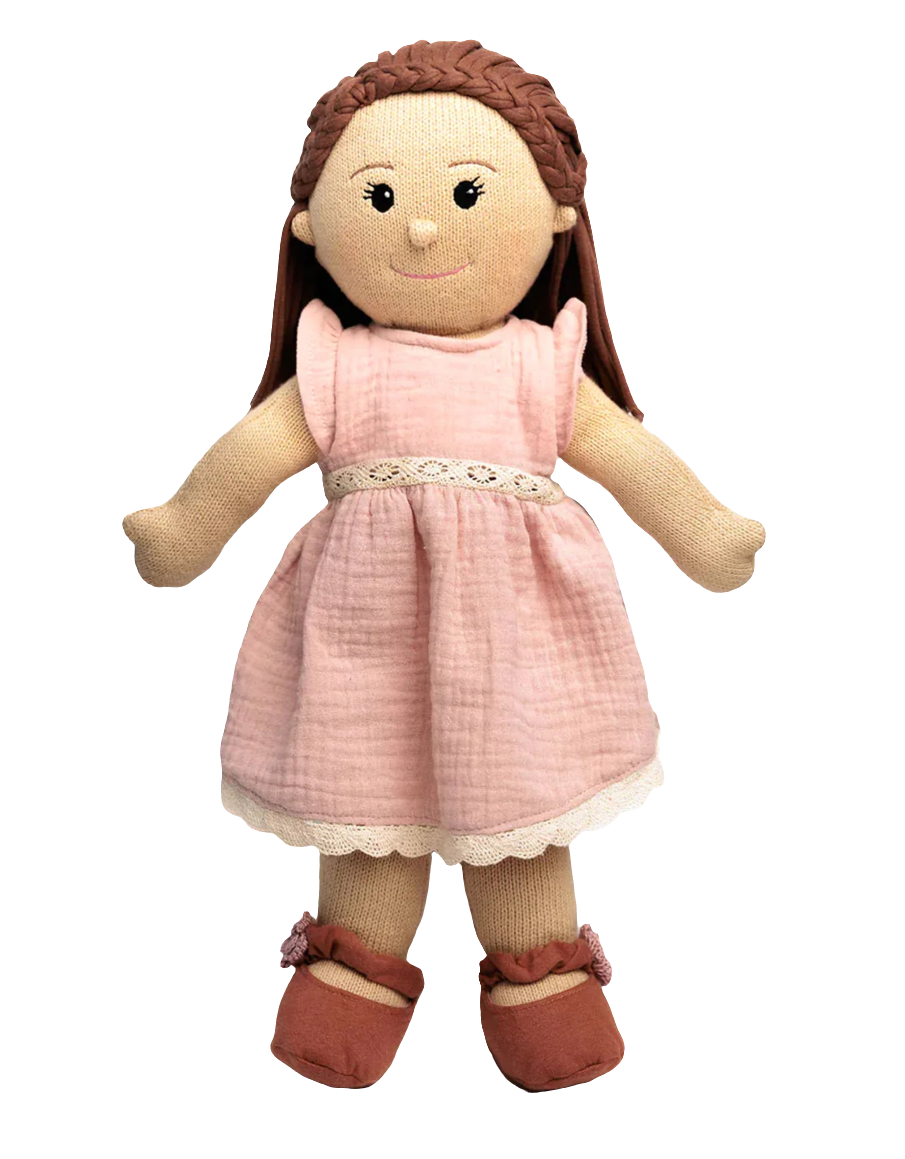 Handknitted doll - Clara - Clementine Collective