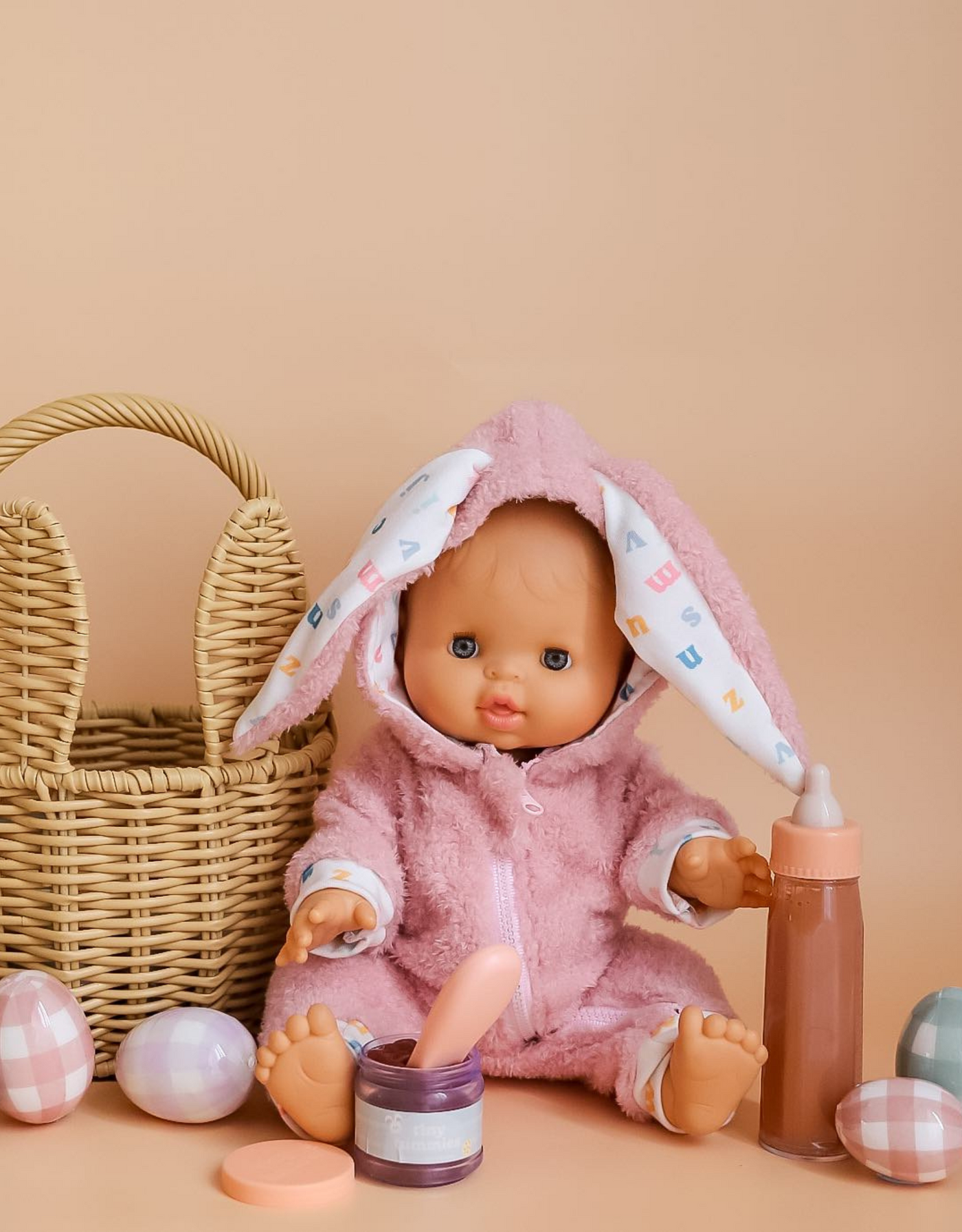 Pink bunny pajamas - Tiny Harlow