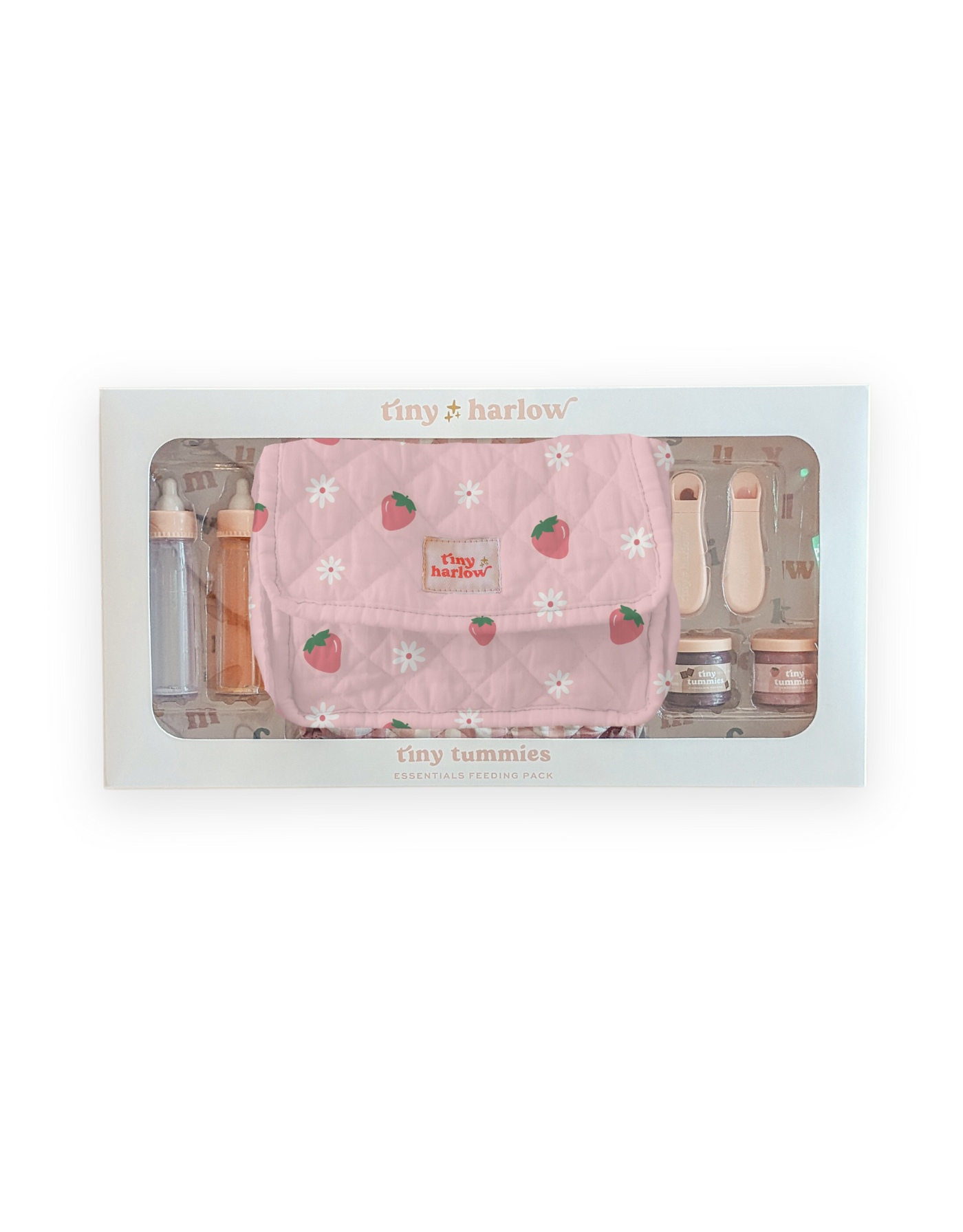 Tiny Tummies Gift Box - Strawberry picnic Essentials kit - Tiny Harlow