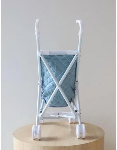 Doll stroller - Blue denim - Tiny Harlow