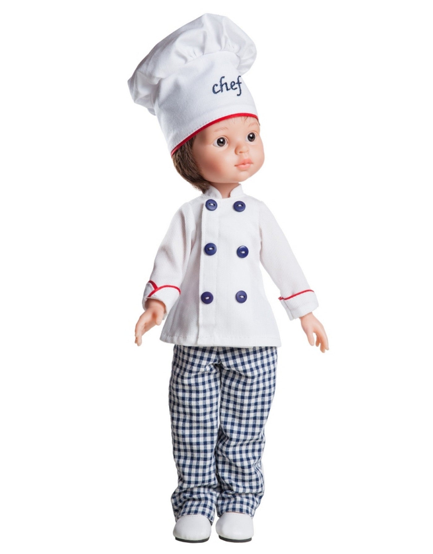 Poupée Las Amigas - Carlos avec ensemble de chef cuisinier- Paola Reina