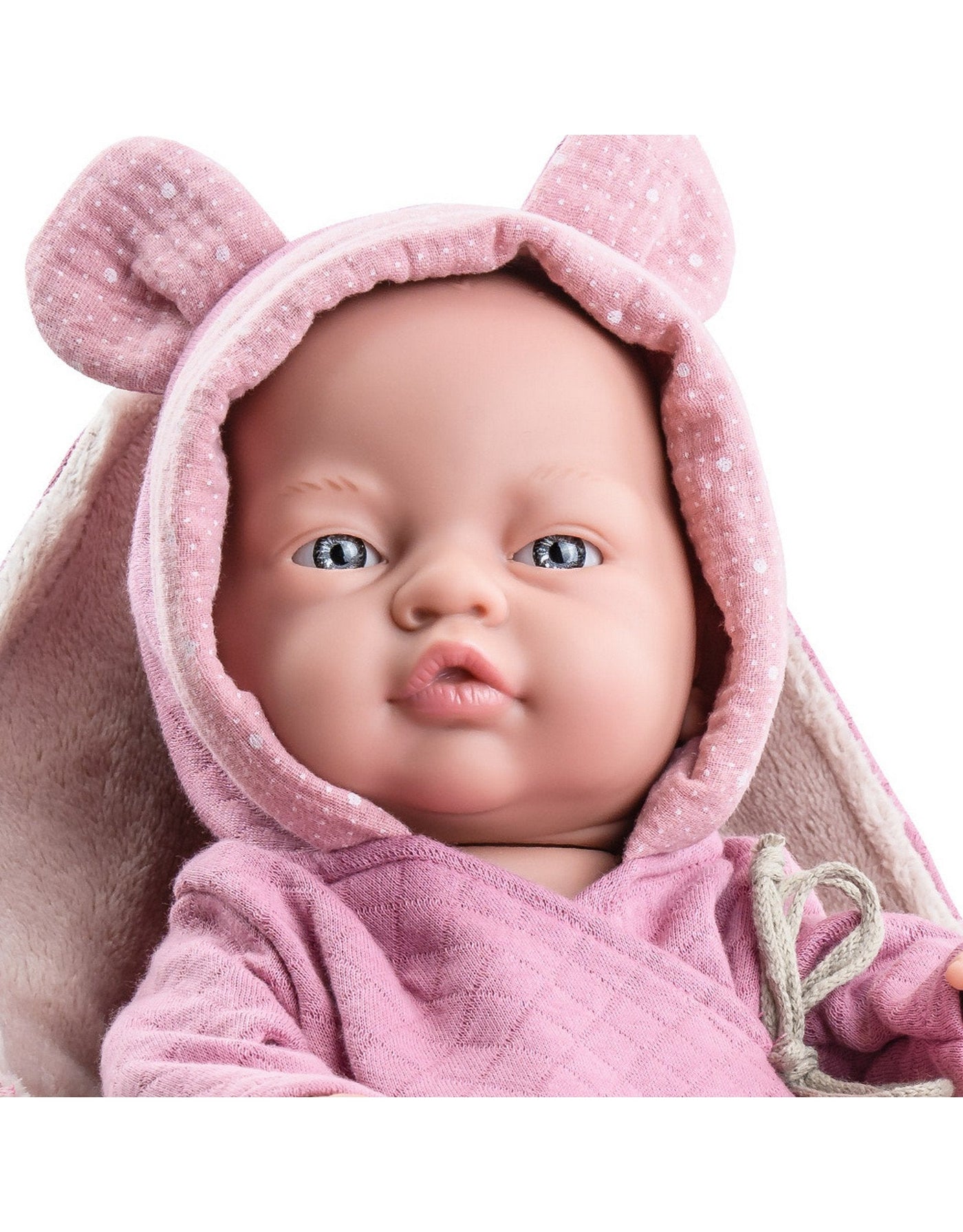 Poupée Los Bebitos - Bébé fille avec pyjama rose et couverture - Paola Reina