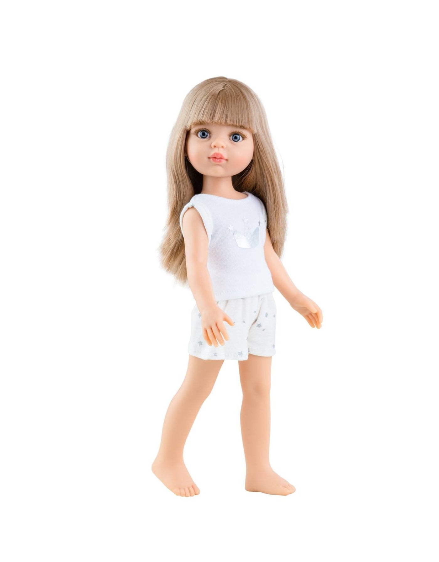 Las Amigas Doll in pyjamas - Carla with long blond hair - Paola Reina