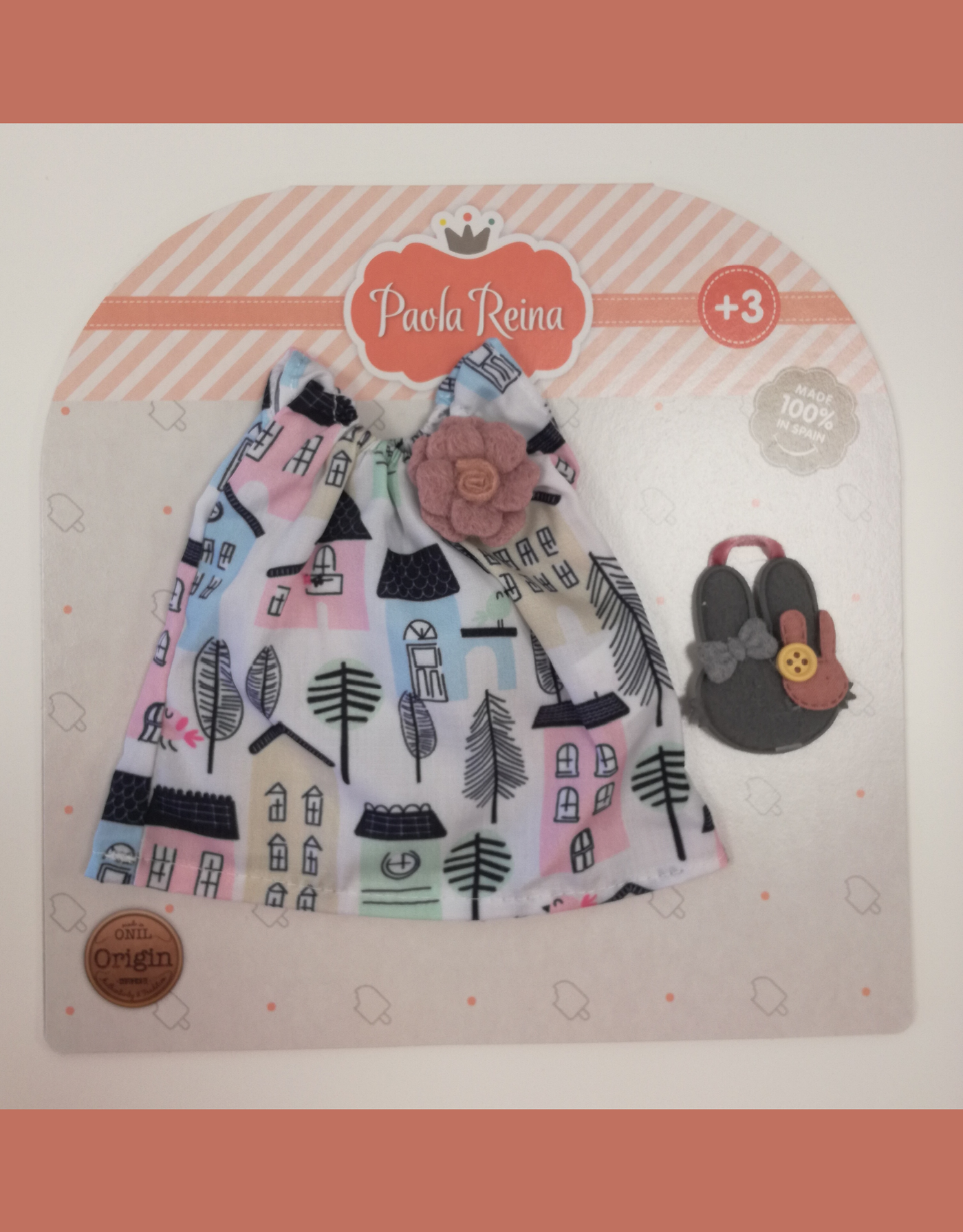 Vêtement pour poupée Las Amigas - Petite robe maison et sac à main - Paola Reina