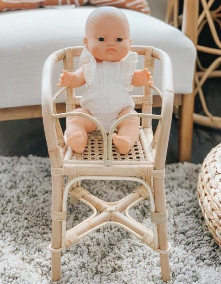 Rattan high chair for doll Poppie Toys – Paola Reina